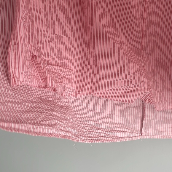 Zara bell sleeve mini dress medium pink stripe - Picture 5 of 6